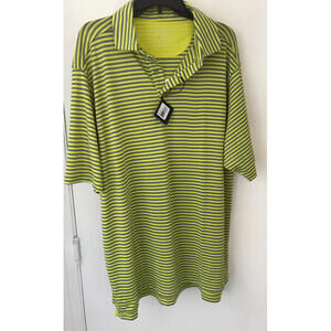 NWT BOBBY JONES XL golf Players casual polo shirt Lime men's NWT